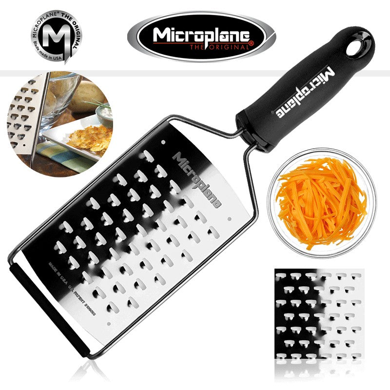 Gourmet Grattugia Lama Ultra Spessa Xl Nera Microplane