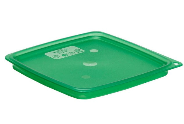 Coperchio Per Barattolo Quadrato 2/4 Lt  Polietilene Cambro Verde