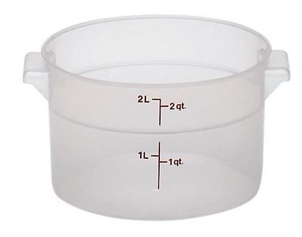 Barattolo Rotondo Per Conservazione 1,9l Polietilene Cambro