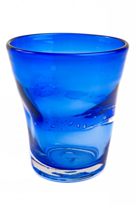 Samoa Bicchiere Acqua Color Blu In Pasta Di Colore Ml.310 Comtesse