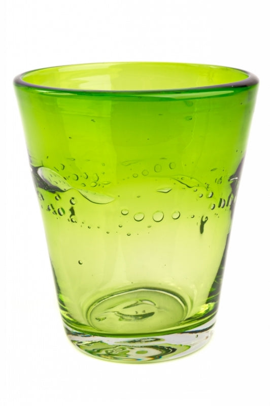 Samoa Bicchiere Acqua Color Verde In Pasta Di Colore Ml.310 Comtesse