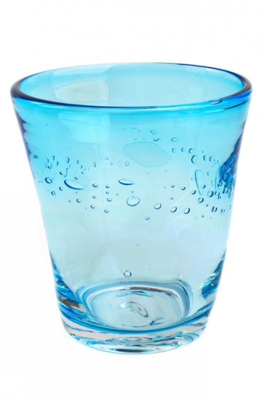 Samoa Bicchiere Acqua Color Azzurro In Pasta Di Colore Ml.310 Comtesse