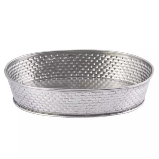 Brickhouse Vassoio Ovale Cm.9x6x1 Acciaio Inox