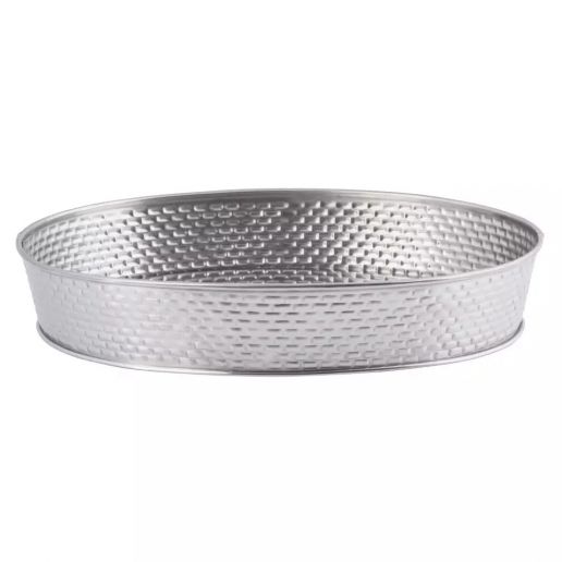 Brickhouse Vassoio Ovale Cm.30,5x23 Acciaio Inox
