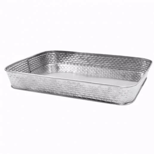 Brickhouse Silver Piatto Rett.Cm.12x9x11acciaio Inox