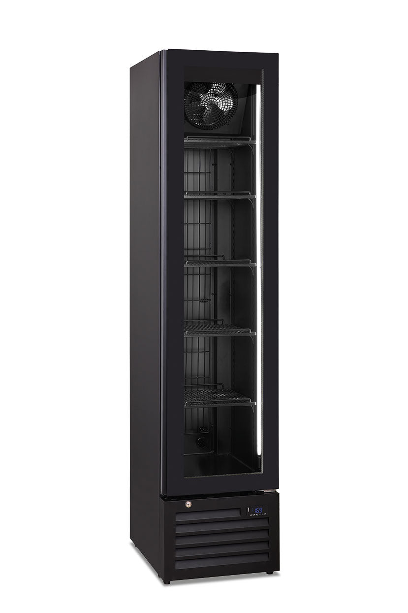 Freezer verticale ventilato THIN FREEZER BLACK