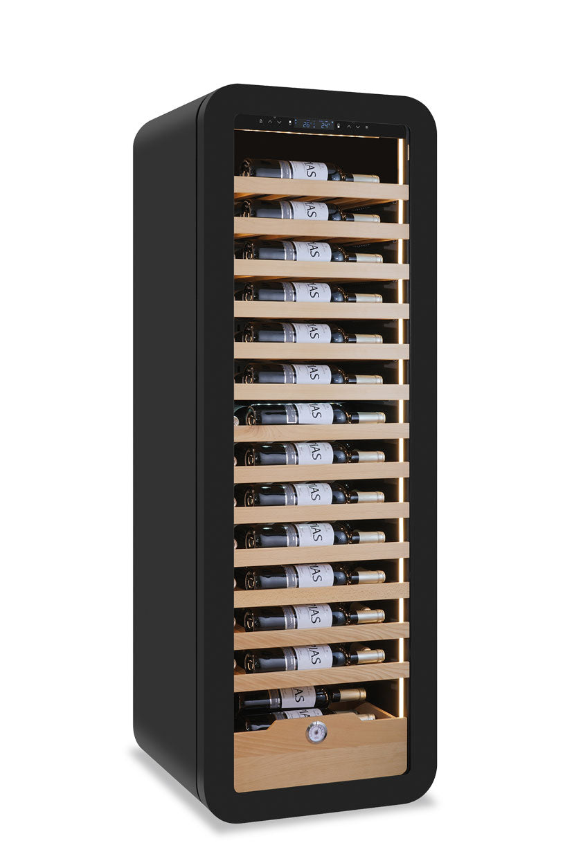 Frigo vini ventilato VINARIUS 60 BLK