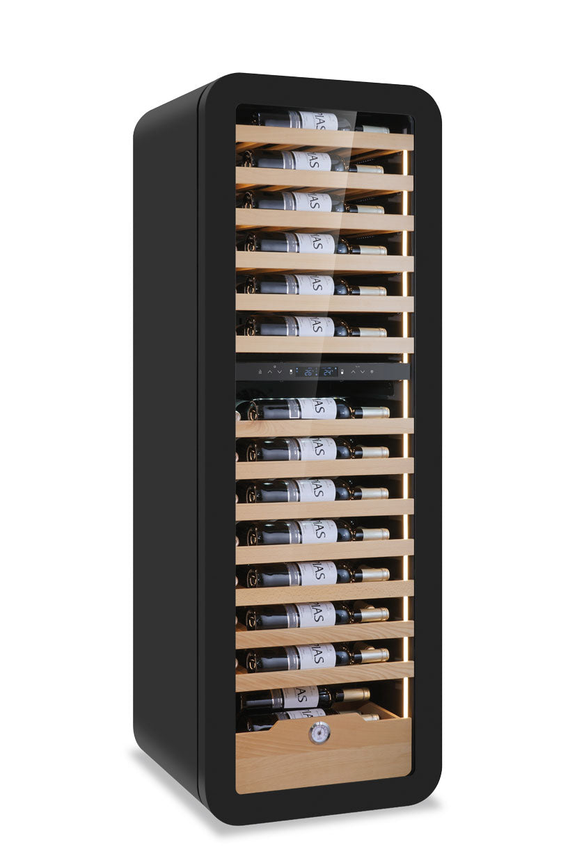 Frigo vini ventilato VINARIUS 62 BLK