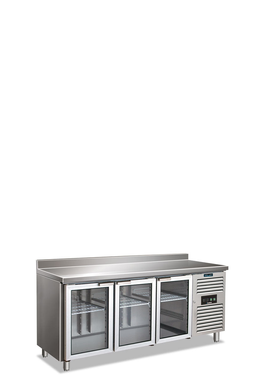 Tavolo refrigerato tre ante con alzatina, ventilato, temperatura normale CXF 3200 TNG CON ALZATINA