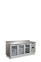 Tavolo refrigerato tre ante con alzatina, ventilato, temperatura normale CXF 3200 TNG CON ALZATINA