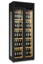 Frigo vini ventilato due porte WINELUX 902 BLK
