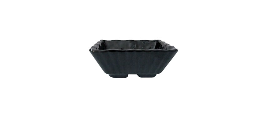 Coppetta Cm.9,2x9,2x3,5h Melamina Nera