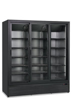 Frigo bibite 3 porte scorrevole ventilato CL 1700 3G SL BLACK