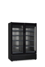 Armadio murale ventilato, due ante, temperatura normale ROMA 124 TN BLK