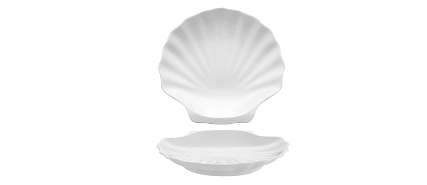 Coppa Conchiglia Cm.41x38,5 Bianco
