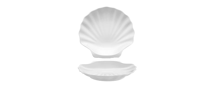 Coppa Conchiglia Cm.33x31 Bianco