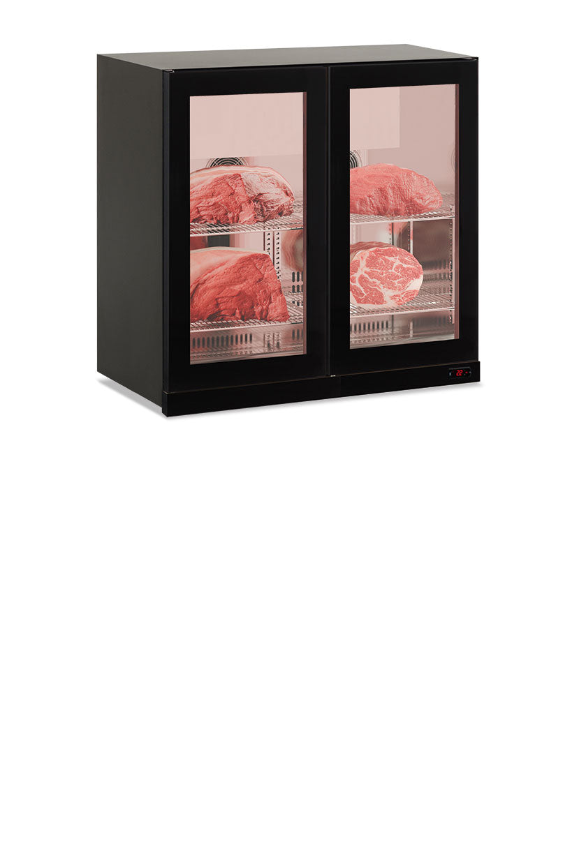 Frigo vetrina pensile per conservazione carne WALL MEAT 200 BLK