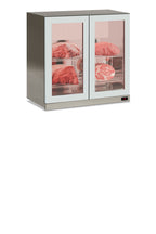 Frigo vetrina pensile per conservazione carne WALL MEAT 200 INOX