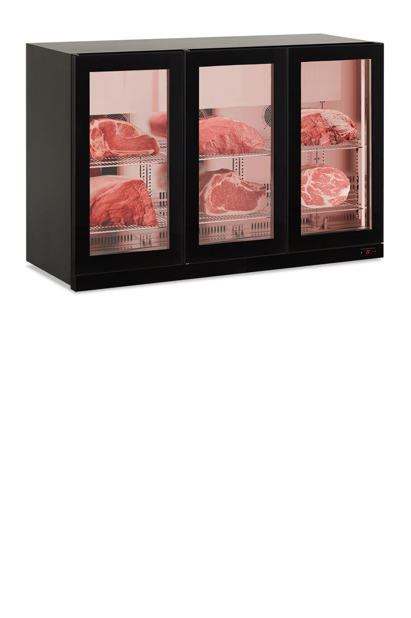 Frigo vetrina pensile per conservazione carne WALL MEAT 300 BLK