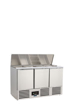 Banco saladette statico con agitatore, scomparto per bacinelle Gastronorm SALADETTE SF 903 BC