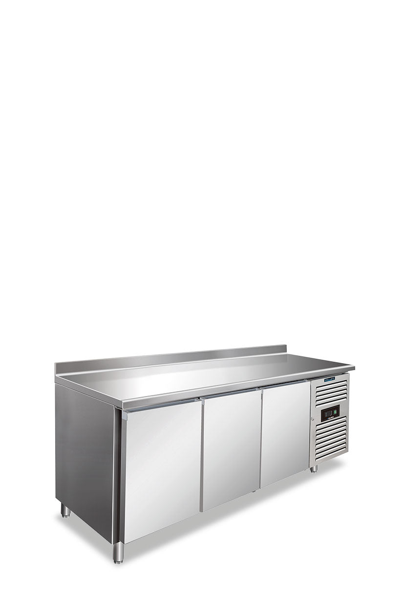 Tavolo refrigerato tre ante con alzatina, ventilato, temperatura normale CXF 3200 ATN CON ALZATINA