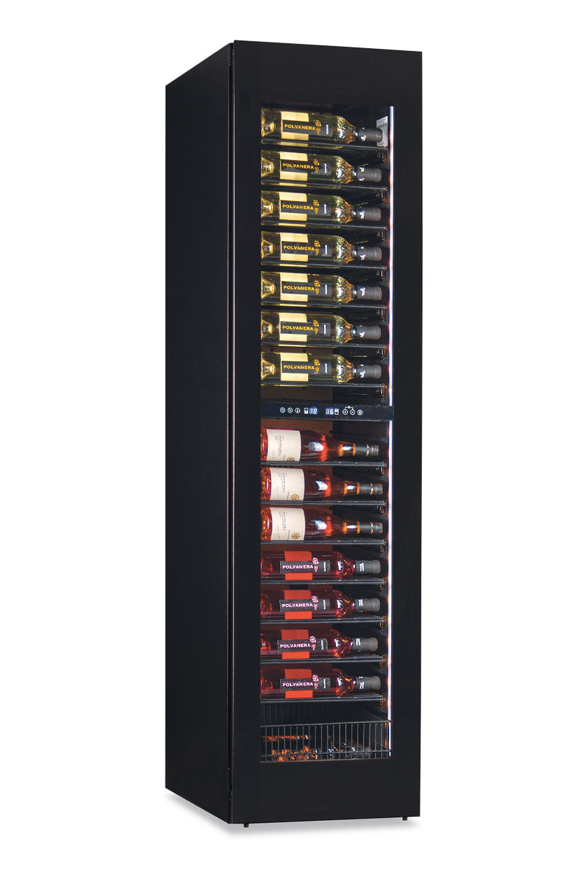 Frigo vini ventilato doppia zona di temperatura SLIM WINE SW 105 2TB