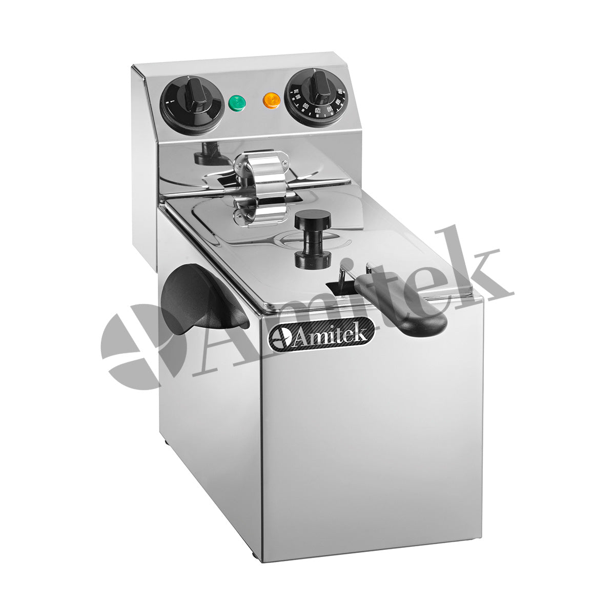 Friggitrice Fe4 1 Vasca 4 Litri 2000 Watt Mm.245x430x310h Amitek
