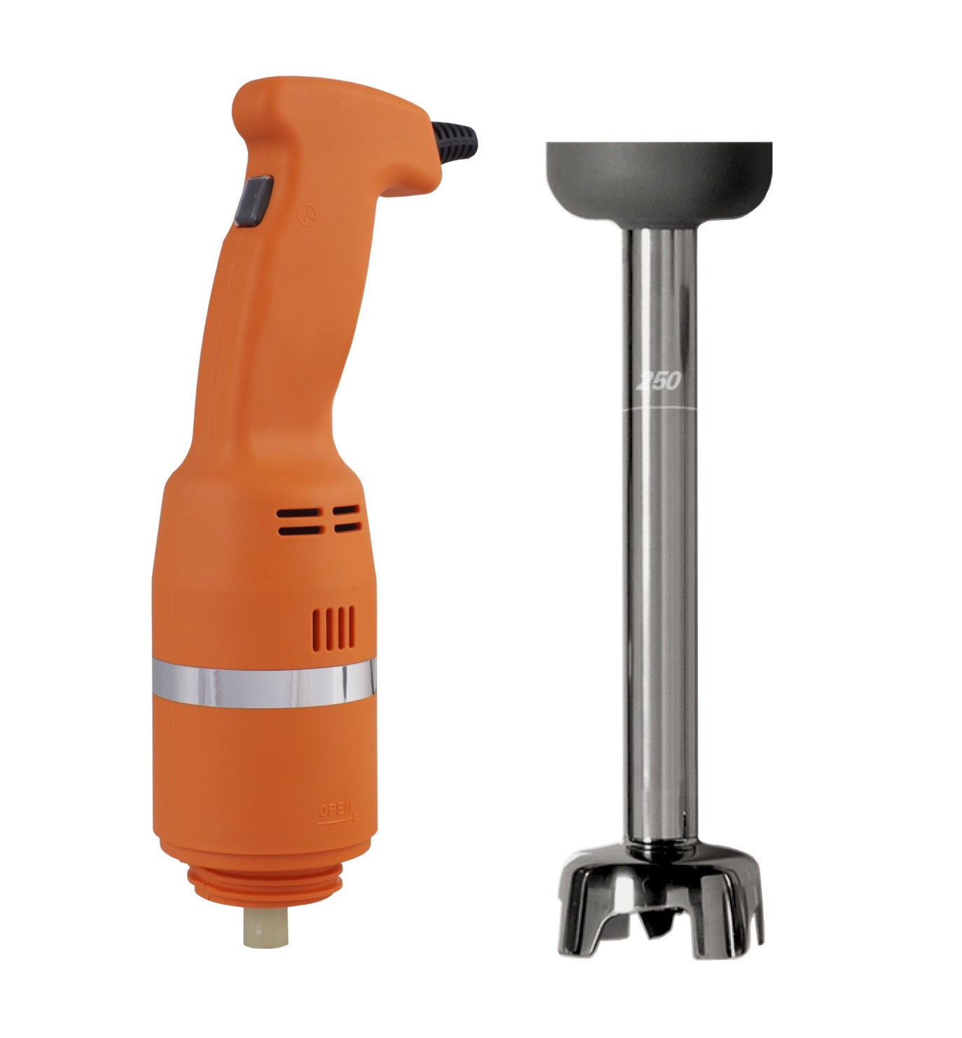Mixer Mk225arancio 230/1n/50-60 C/motore E Mescolatore 250mm