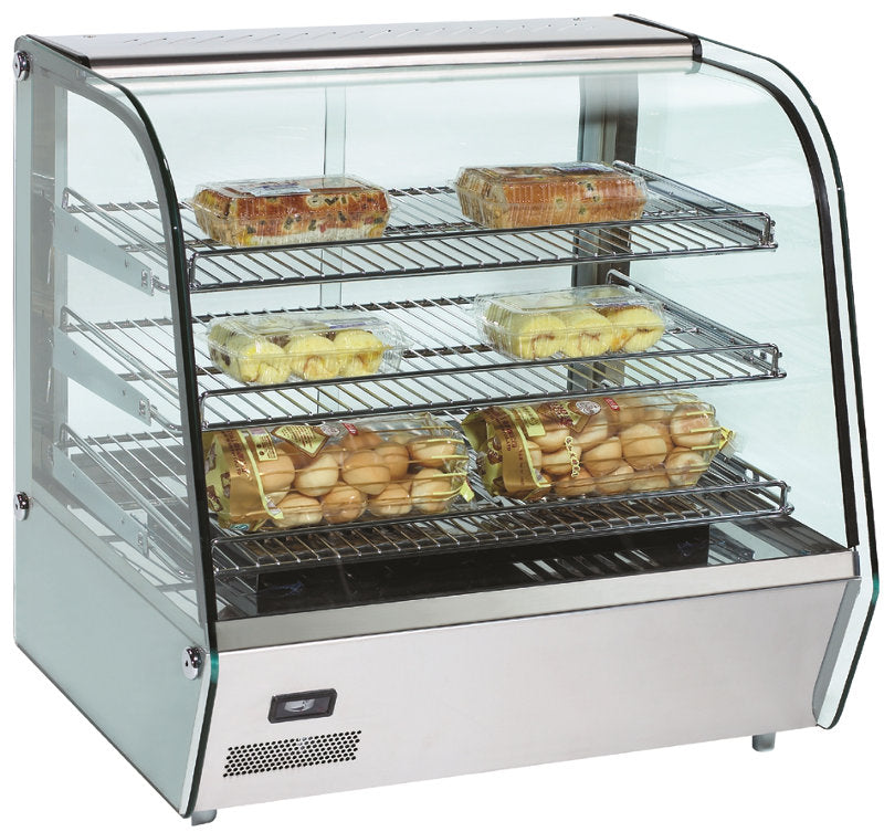 Vetrinetta Calda Ak125ec 1100w 680x570x670h 3 Ripiani Amitek