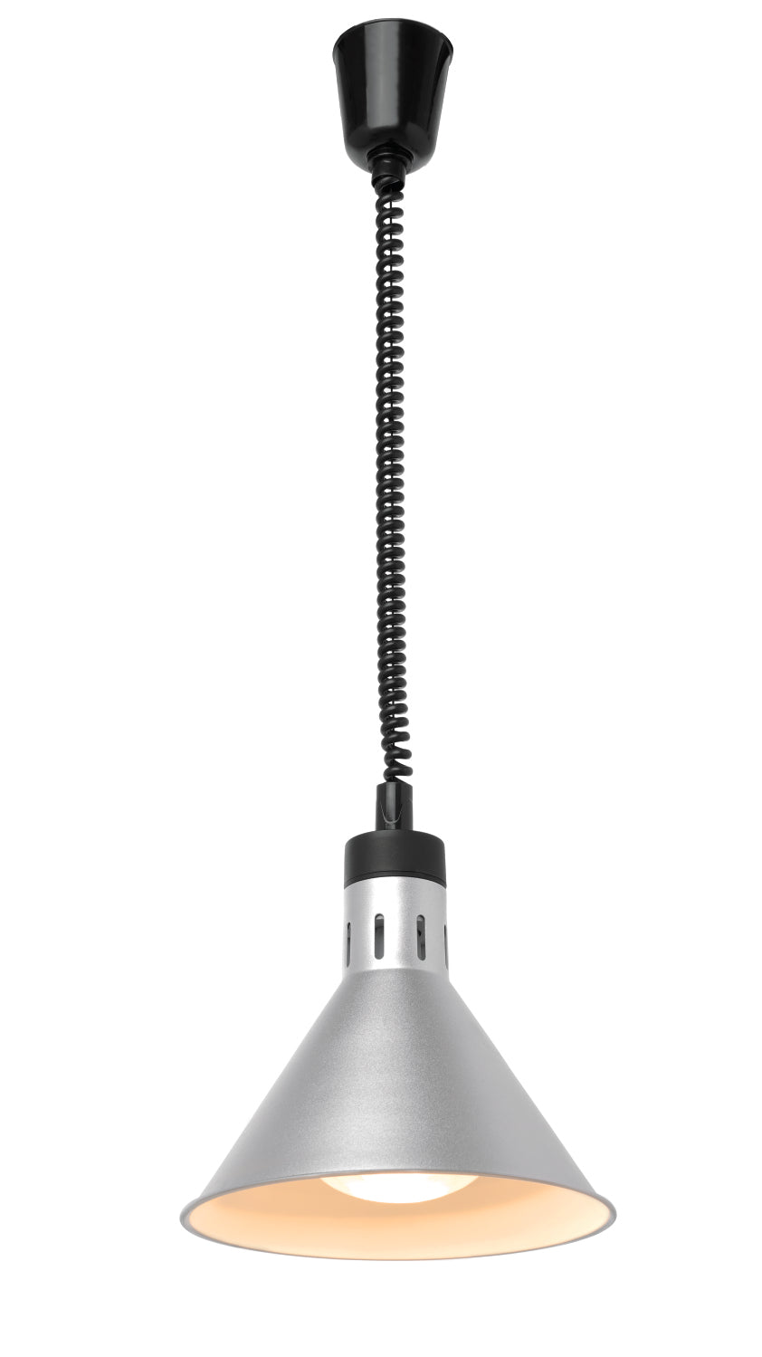 Lampada Termica Conica Regolabile Alluminio Cm.70/150