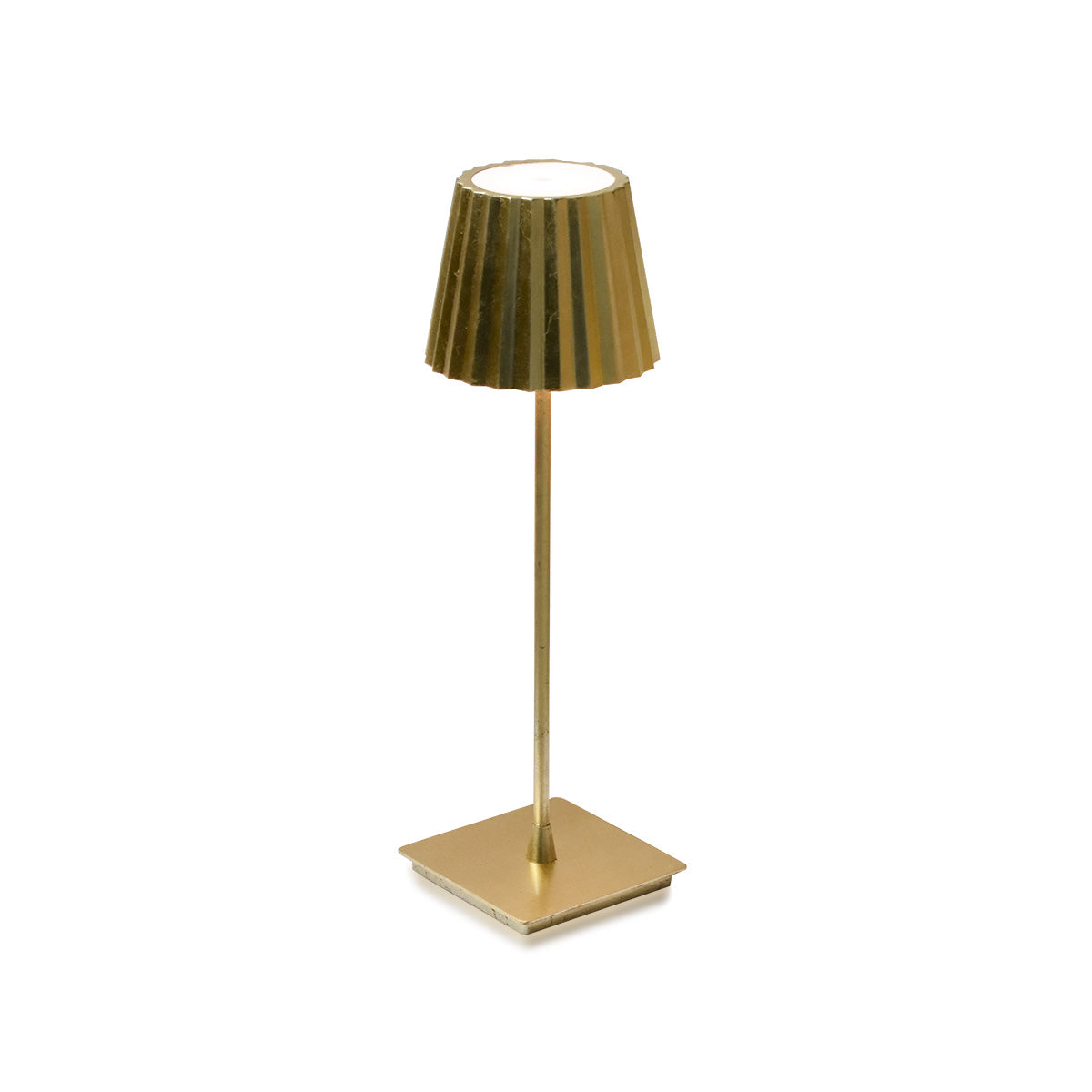 Sheila Lampada Da Tavolo Touch Led Foglia Oro
