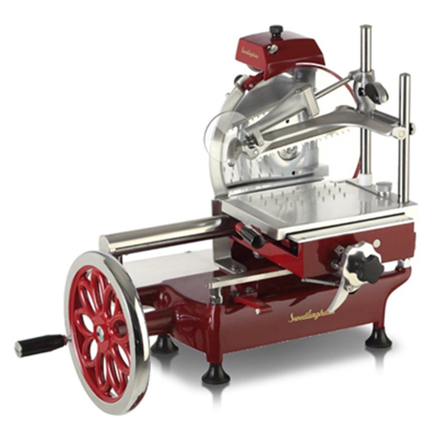 Affettatrice Volano Manuale Lama Diam.350 Rosso Volano Fiorato
