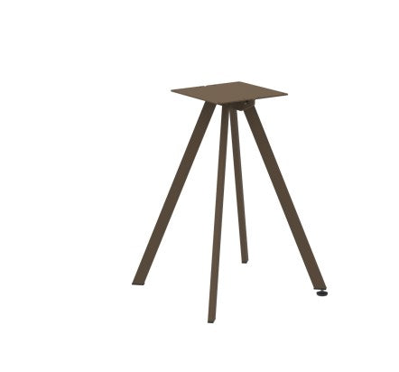 Alice Base Tavolo Corten Cm.57x57x73h