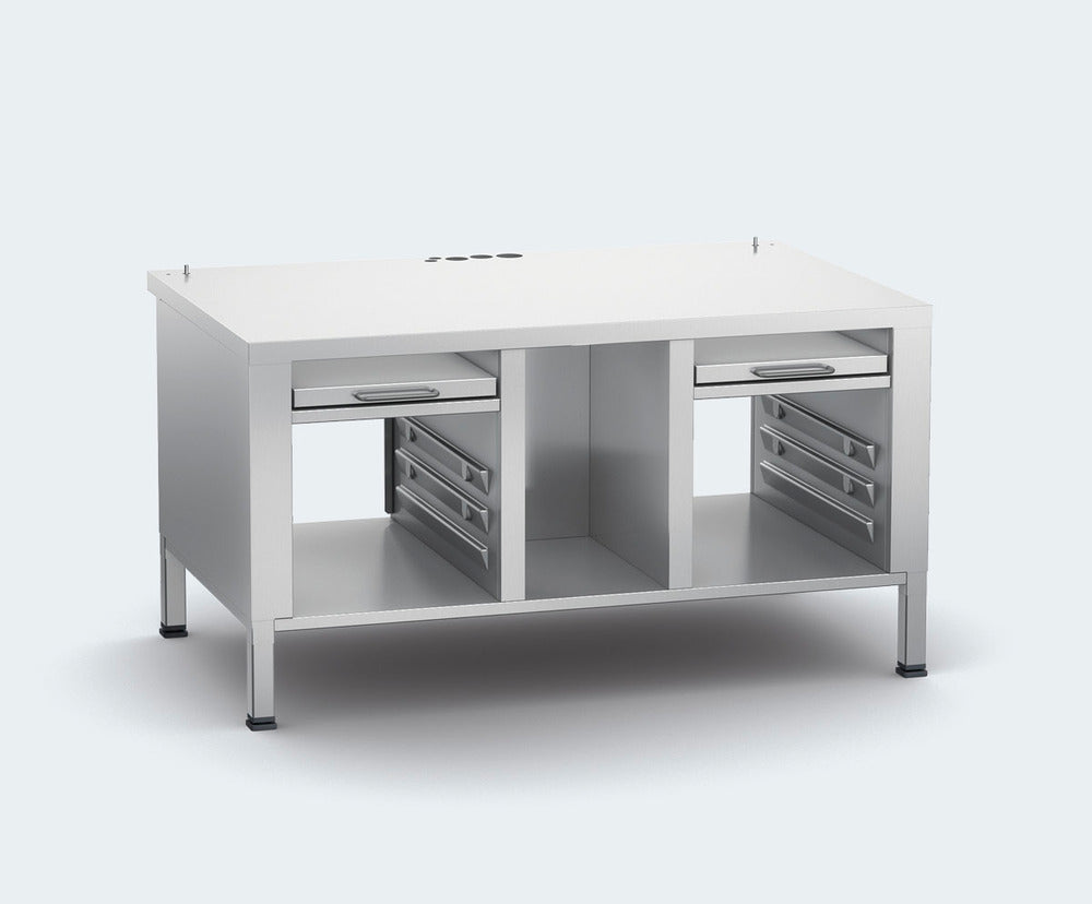 Ivario Sottotelaio 2 Piani Scorrevoli + 6 Guide Gastronorm Rational