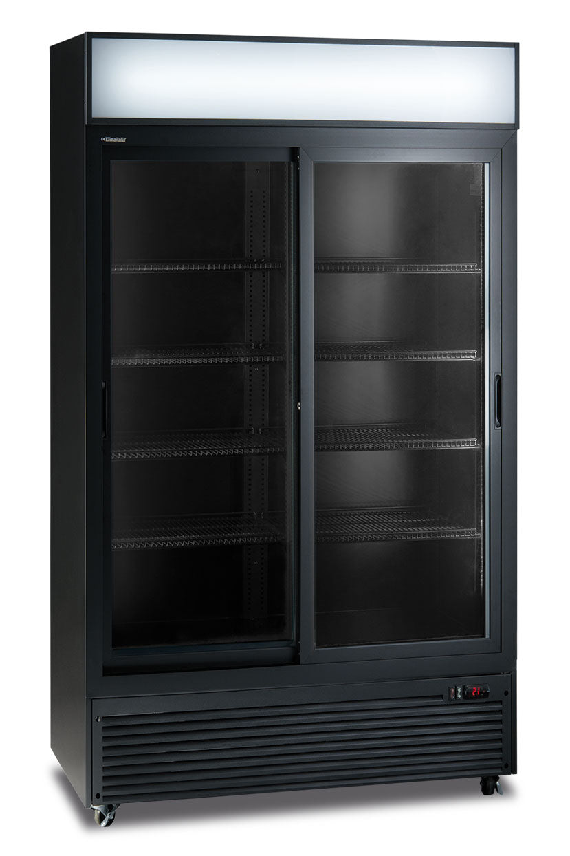Cl1100 V2gc-sl Black Frigo Vetrina 2 Porte 0 C/+10 C Lt.670