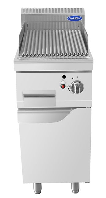 P900 Grill A Pietra Lavica Gas Con Anta Kw.9 Mm.400x900x1140h