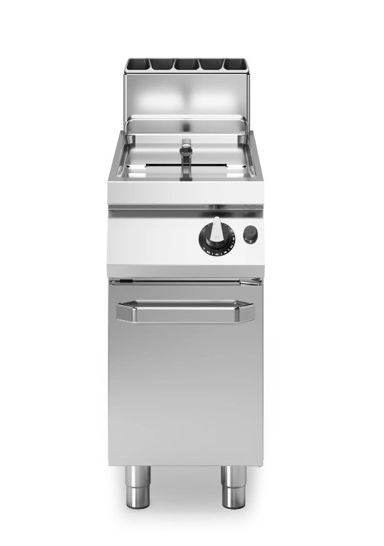 Fun 700 Friggitrice Gas 1 Vasca Lt.13 Con Porta Kw.11 Mm.700x4