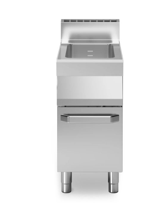Fun 700 Cuocipasta Gas 1 Vasca Con Porta Lt.40 Kw.11,8 Mm.700x400x850h