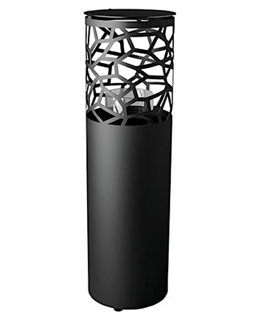 Faro Core Primato Kit Stufa+tavolo Tondo Nero Cm.114x126h