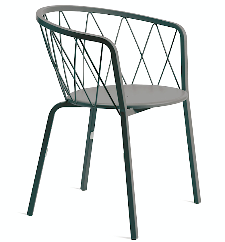Daisy Poltrona H.45 Grigio Antico