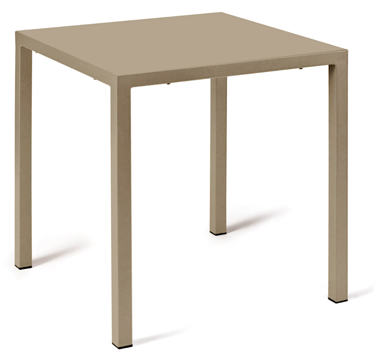 Quatris Tavolo 60x60 H.75 Fango