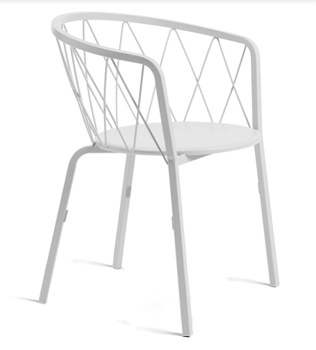 Daisy Poltrona H.45 Bianco