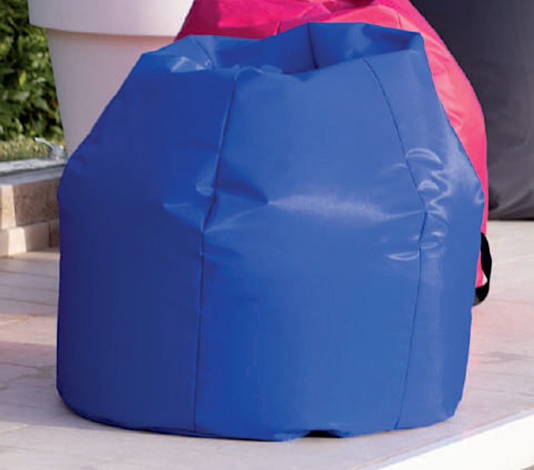 Bean Sgabello A Sacco Nylon Blu