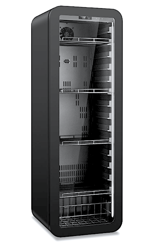 Klima160 Blk Frigo Vetrina 0 C/+20 C Lt.268 V.220 W.160 Mm.540x572x160