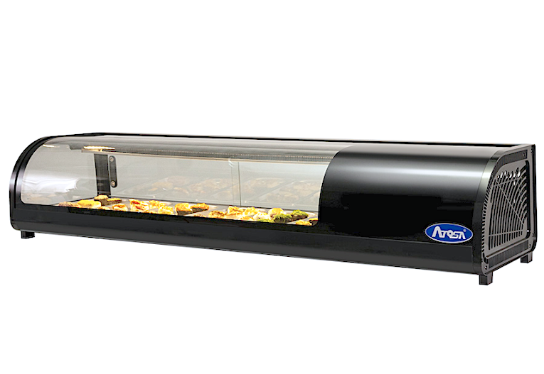 Vetrina Refrigerata Sushi Lt.75 0 C+5 C 6xgn1/3 V.220 W.300 Mm.1530x43