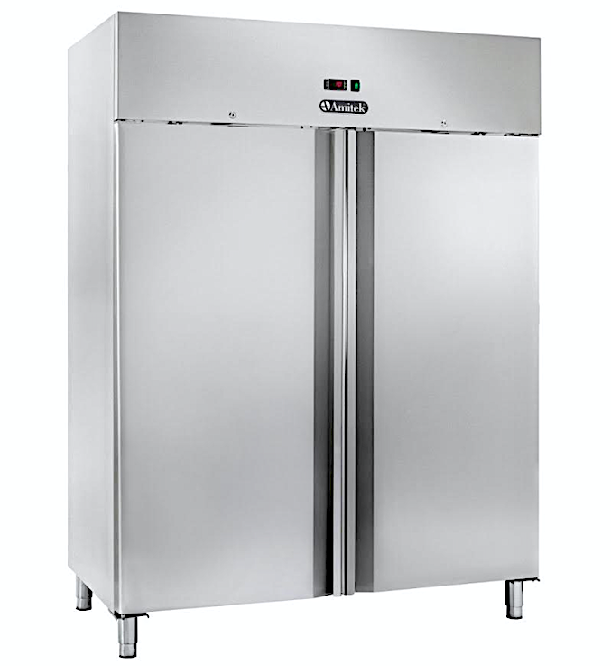 Ak1414tn Armadio Refrigerato Due Porte Gn2/1 Lt.1333 -2 C+8 C V.230 W.