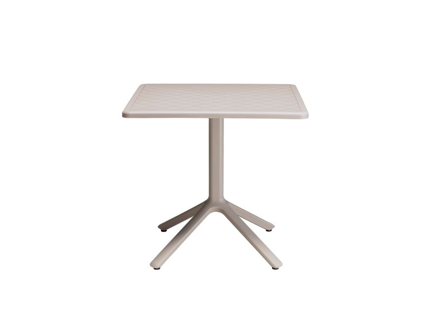 Eco Tavolo Piano Liscio Ribaltabile 70x70 Tortora