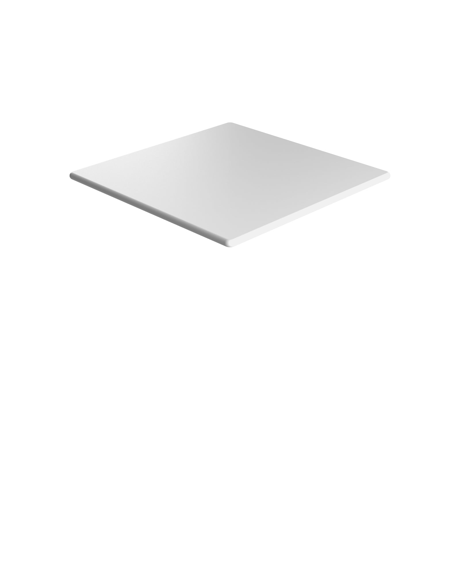 Piano Ferro Cm.80x80 Bianco Raggrinzato  C/mdf Nero Per Piastra Cm.31x
