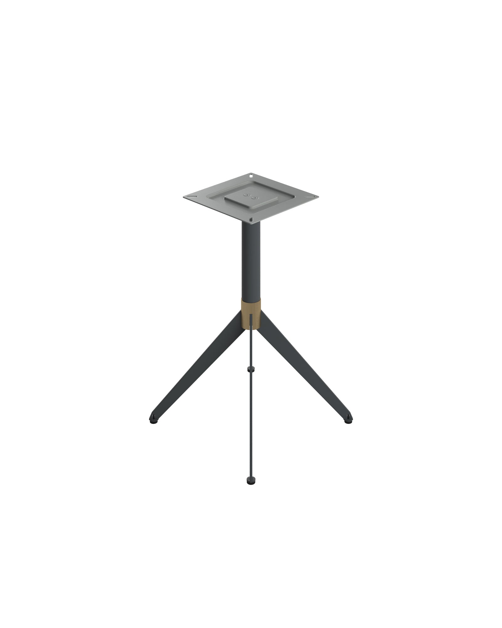 Easylux 4ri Basamento Antracite H.73 Per Esterno C/collare Oro Satinat