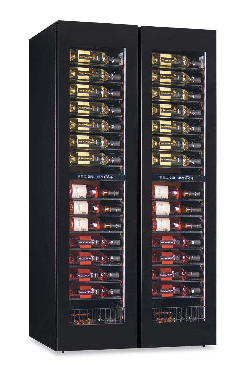 Frigo vini doppia porta 2 zone di temperatura, ventilato SW 224 4TB